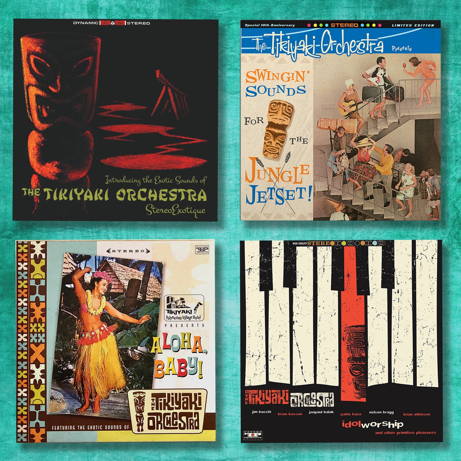 Tikiyaki Orchestra CD Bundle | Shop Tikiyaki